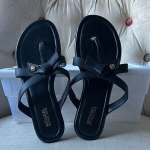 Michael Kors Black Bow Sandals